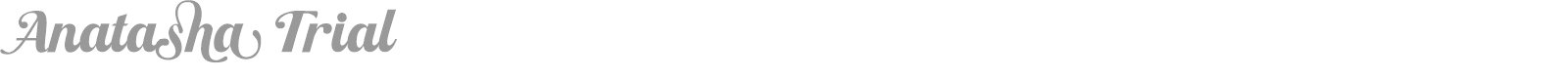 Anatasha font preview